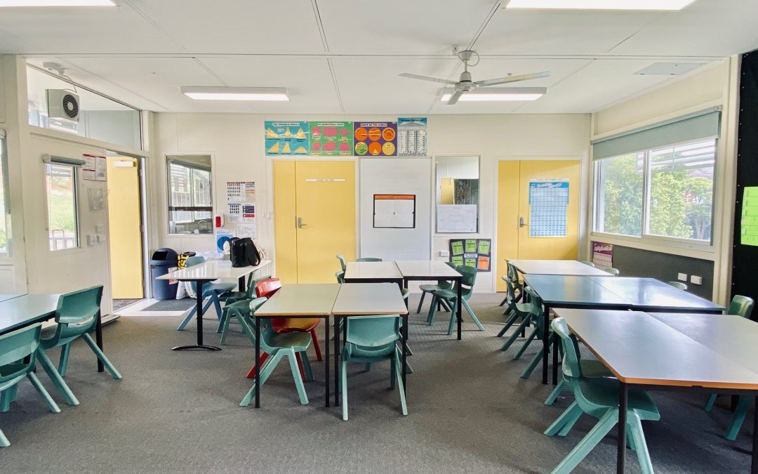 PHOTO | Anita’s K-6 Classroom CWPS 2020 | Desk arrangement Y1–Y5