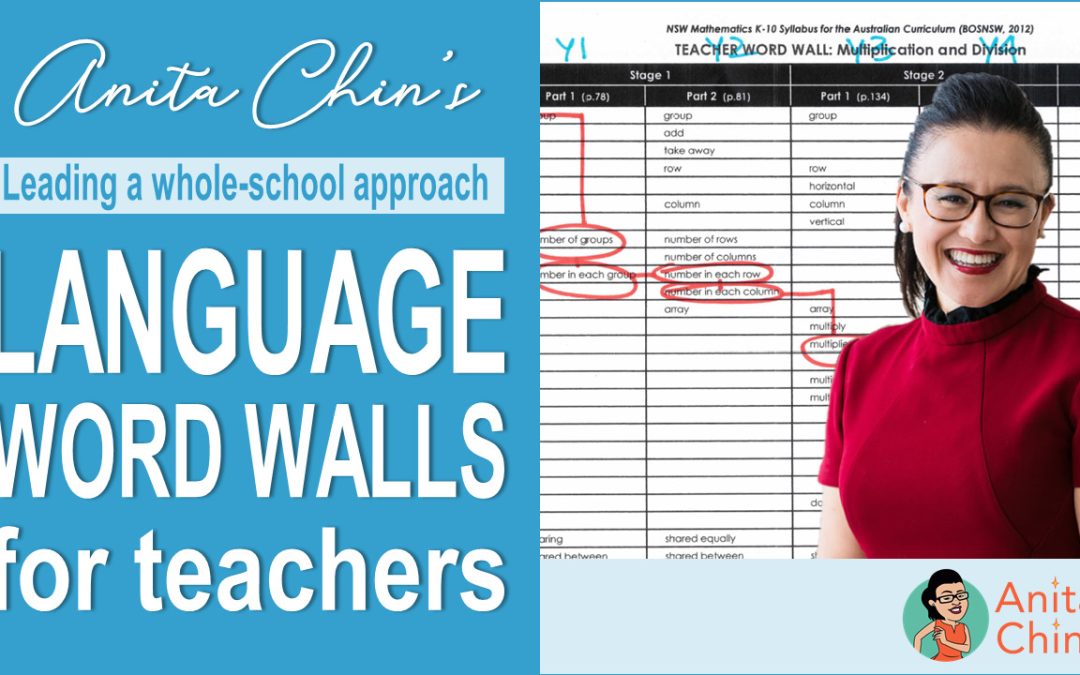 Language word walls for teachers