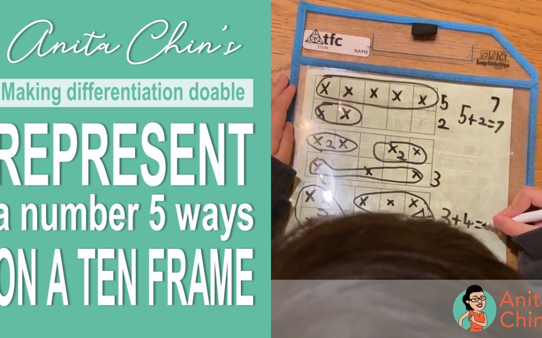 MDD teachers – represent it 5 ways
